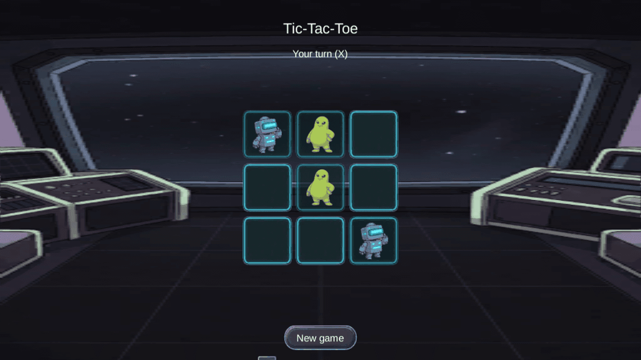 Tic-tac-toe in Unity — screenshot 1